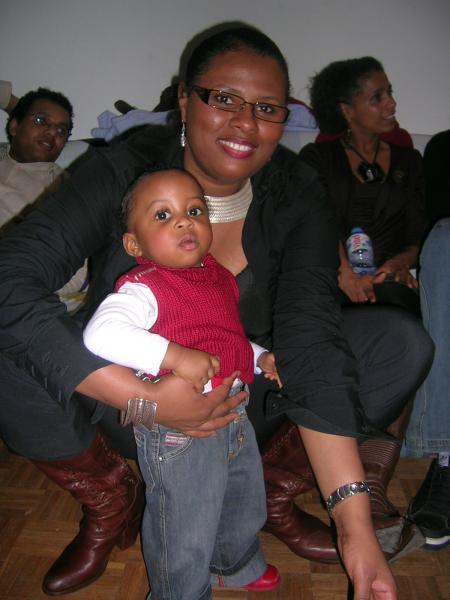 CARLA ET SON FILS ENZO